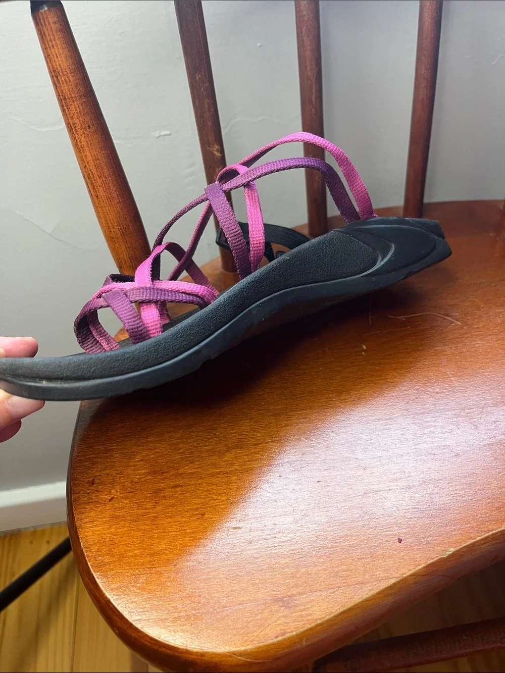 Chaco Women’s ZX/2 Classic Sandals Purple Strappy Sport Sandals Size 7 GUC - Picture 5 of 8